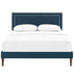 Virginia King Fabric Platform Bed with Squared Tapered Legs By Modway - MOD-5925 | Beds | Modishstore - 5