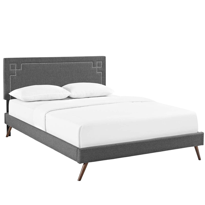 Modway Ruthie Queen Fabric Platform Bed | Beds | Modishstore-2