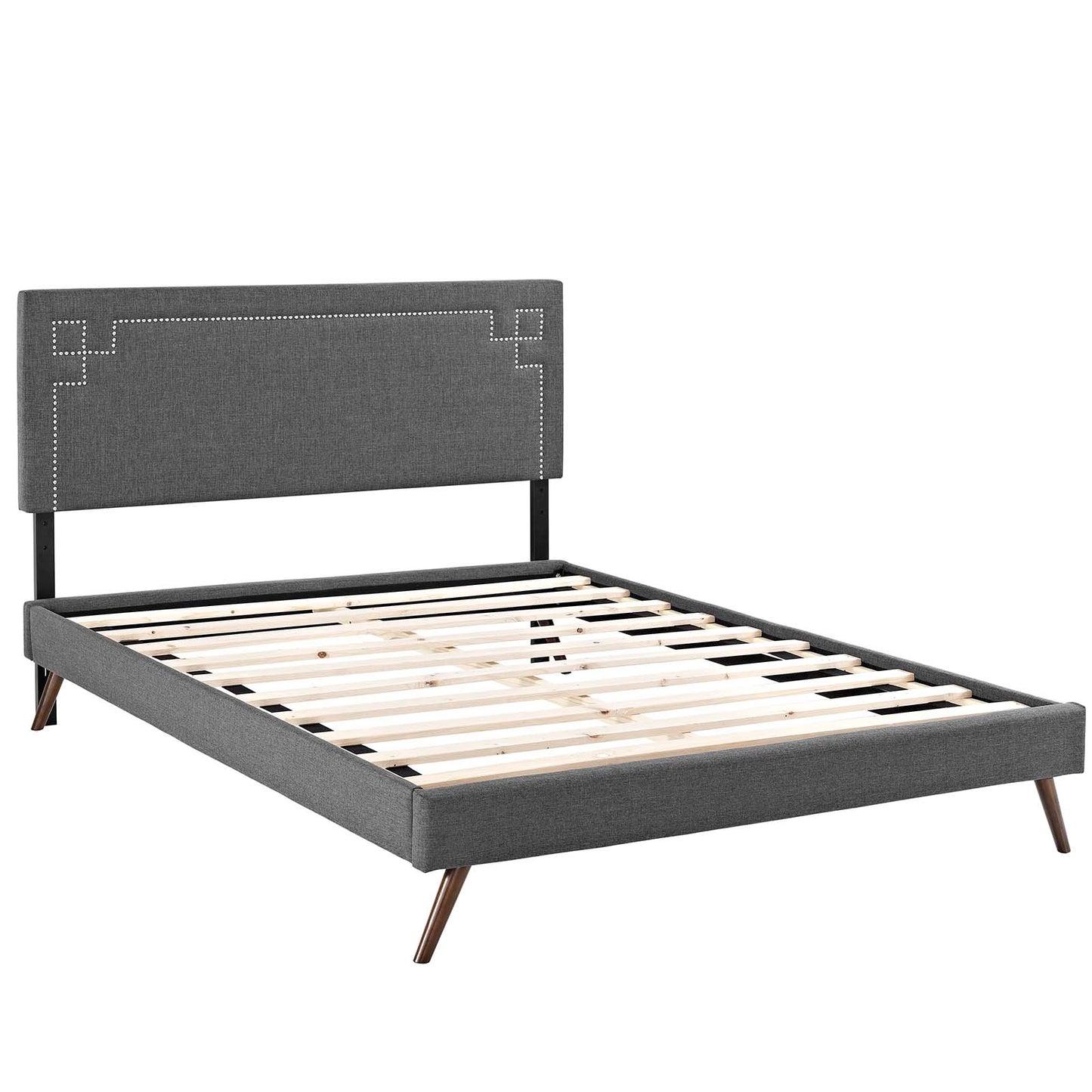 Modway Ruthie Queen Fabric Platform Bed | Beds | Modishstore-3