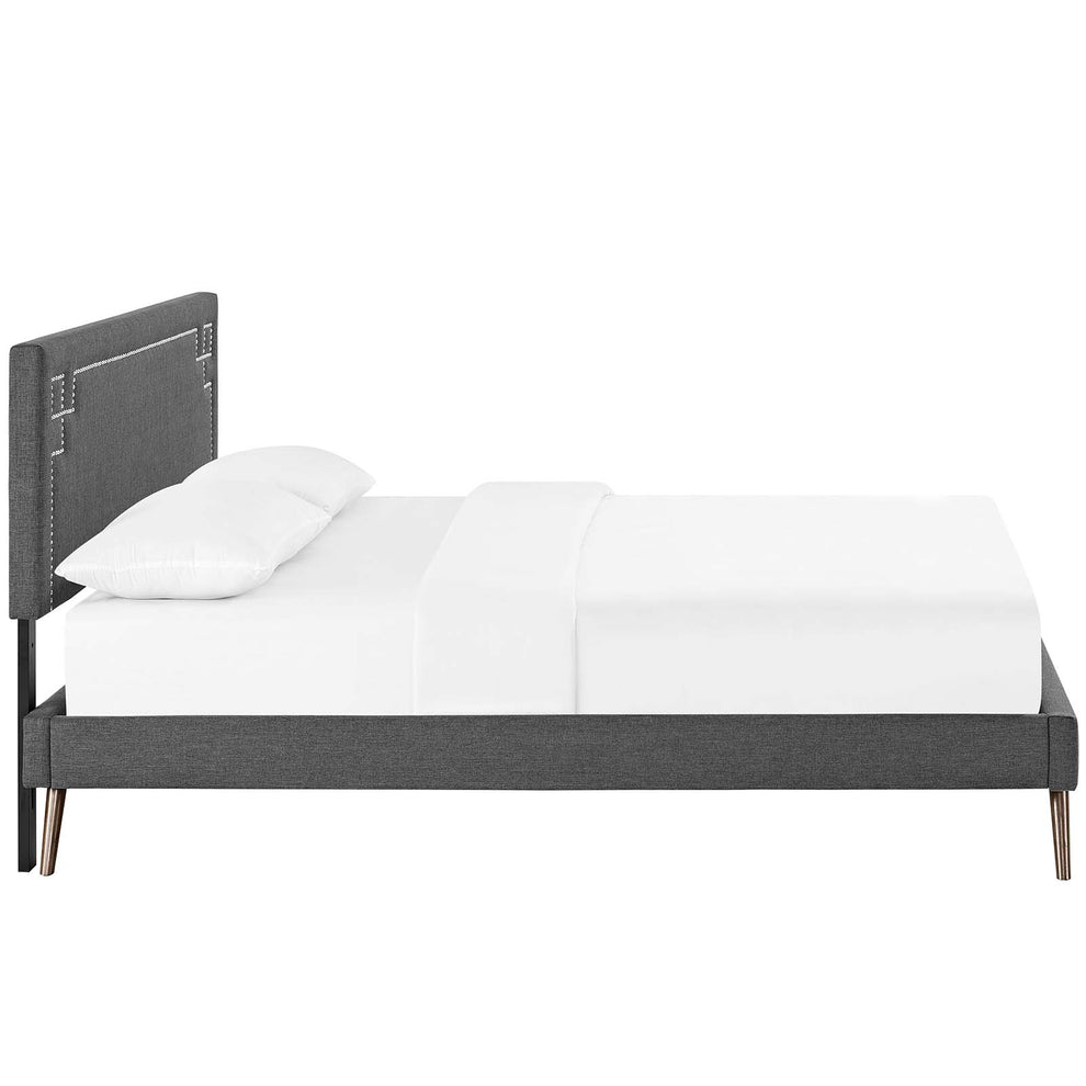 Modway Ruthie Queen Fabric Platform Bed - MOD-5931 | Beds | Modishstore - 4