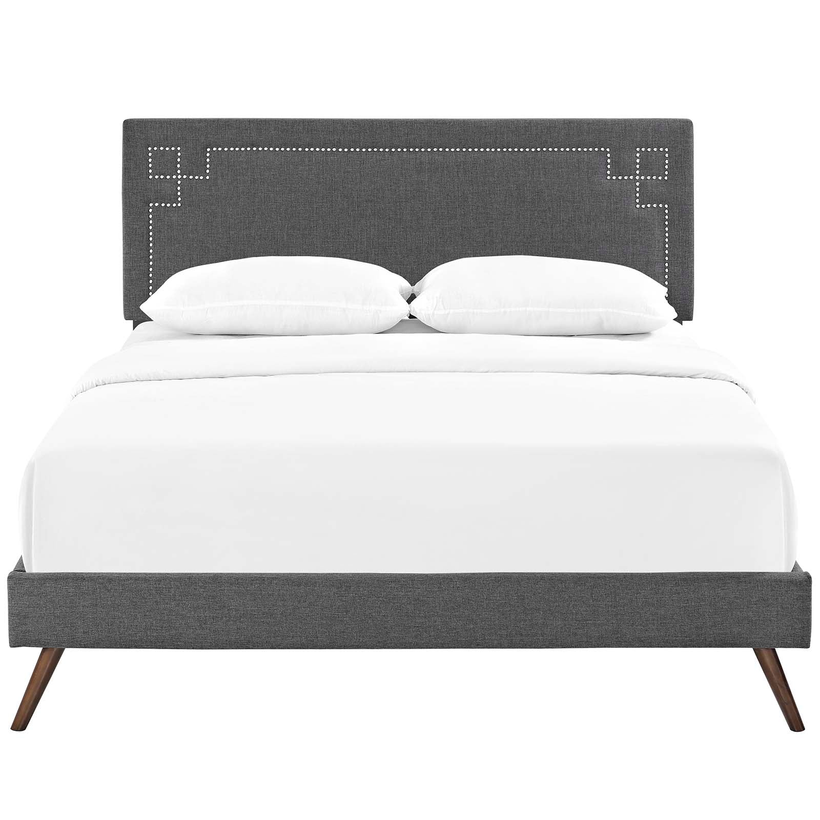 Modway Ruthie Queen Fabric Platform Bed - MOD-5931 | Beds | Modishstore - 5