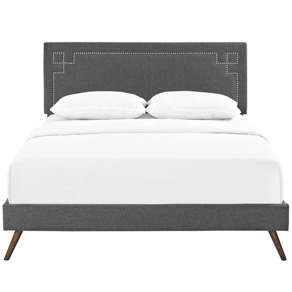 Modway Ruthie Queen Fabric Platform Bed - MOD-5931 | Beds | Modishstore - 5