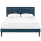 Ruthie King Fabric Platform Bed with Squared Tapered Legs By Modway - MOD-5941 | Beds | Modishstore - 5