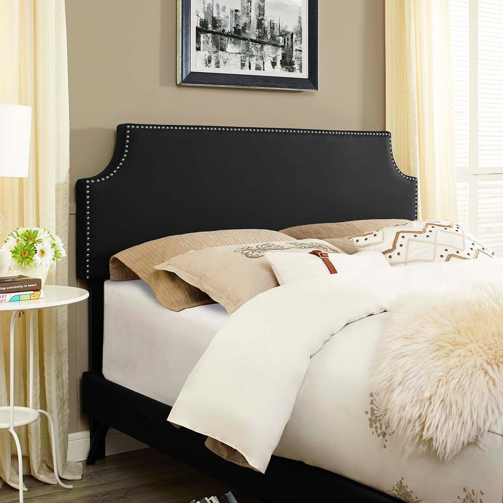 Modway Corene Queen Vinyl Platform Bed with Round Splayed Legs - MOD-5946 | Beds | Modishstore - 2