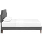 Corene Twin Fabric Platform Bed with Squared Tapered Legs By Modway - MOD-5951 | Beds | Modishstore - 4