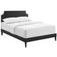 Corene Full Vinyl Platform Bed with Squared Tapered Legs By Modway - MOD-5952 | Beds | Modishstore - 2