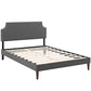 Corene Full Fabric Platform Bed with Squared Tapered Legs By Modway - MOD-5953 | Beds | Modishstore - 3