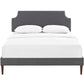 Corene Full Fabric Platform Bed with Squared Tapered Legs By Modway - MOD-5953 | Beds | Modishstore - 5