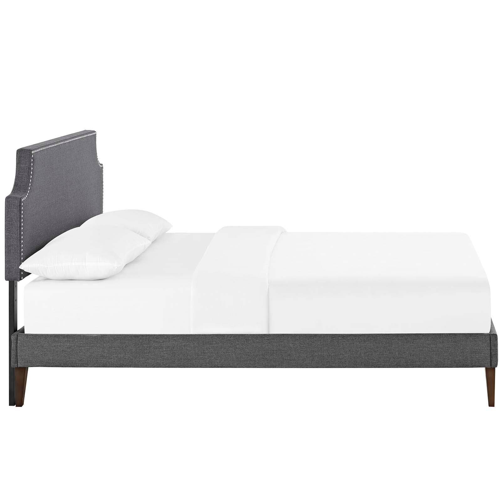 Corene Queen Fabric Platform Bed with Squared Tapered Legs By Modway - MOD-5955 | Beds | Modishstore - 4