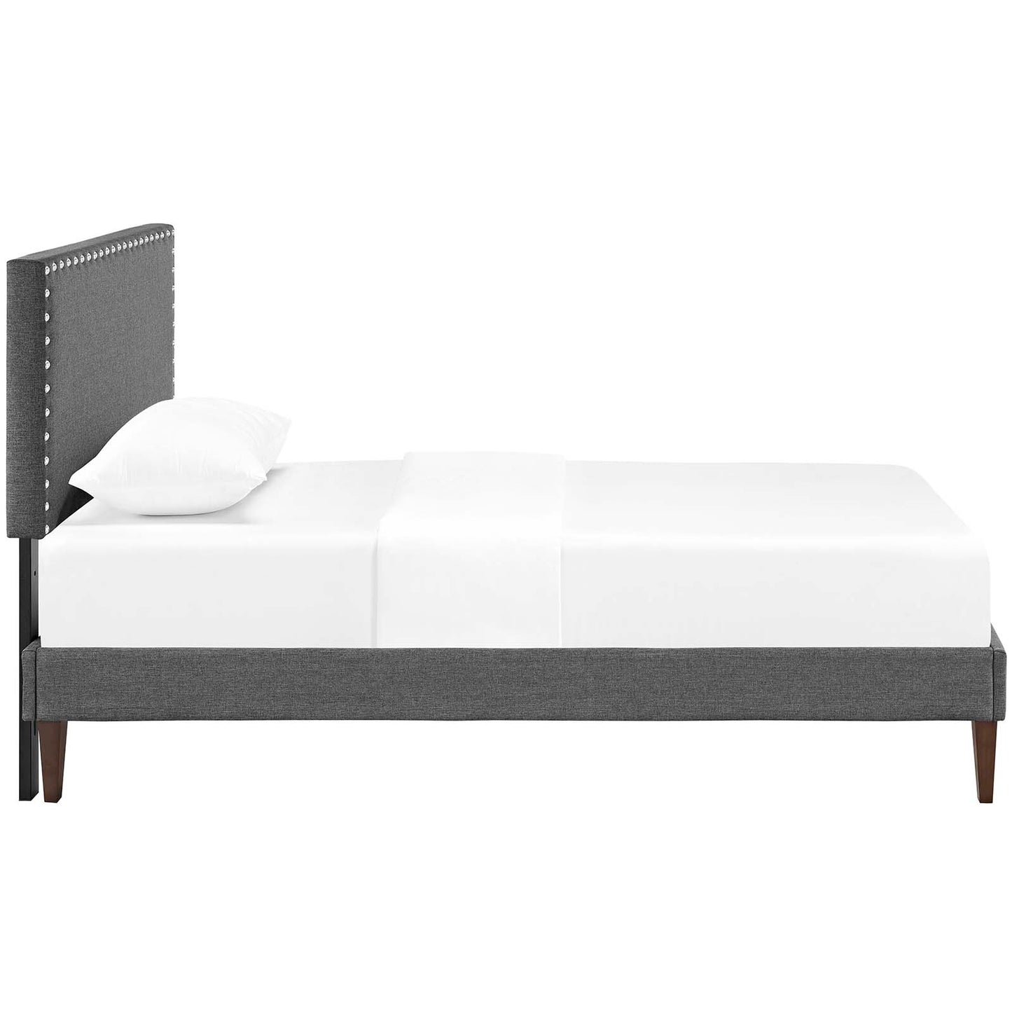 Macie Twin Fabric Platform Bed with Squared Tapered Legs By Modway - MOD-5967 | Beds | Modishstore - 4