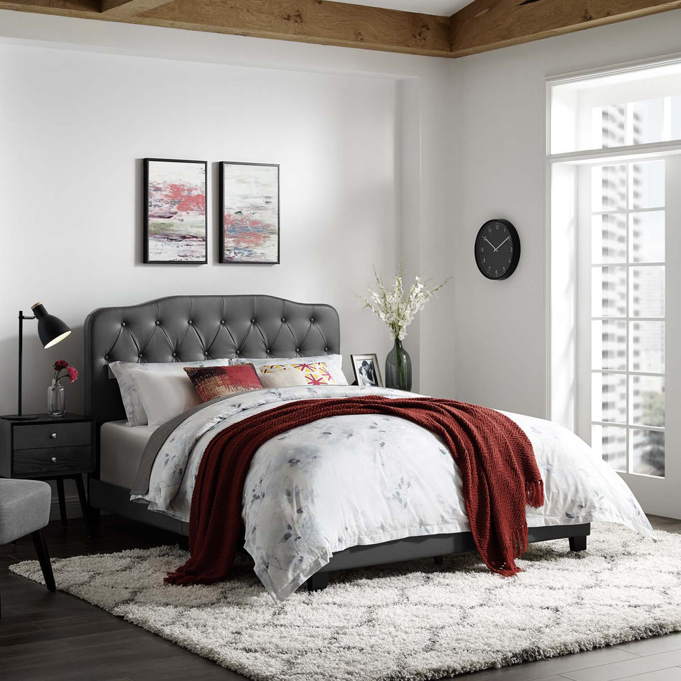 Modway Amelia Full Faux Leather Bed - MOD-5991 | Beds | Modishstore - 6
