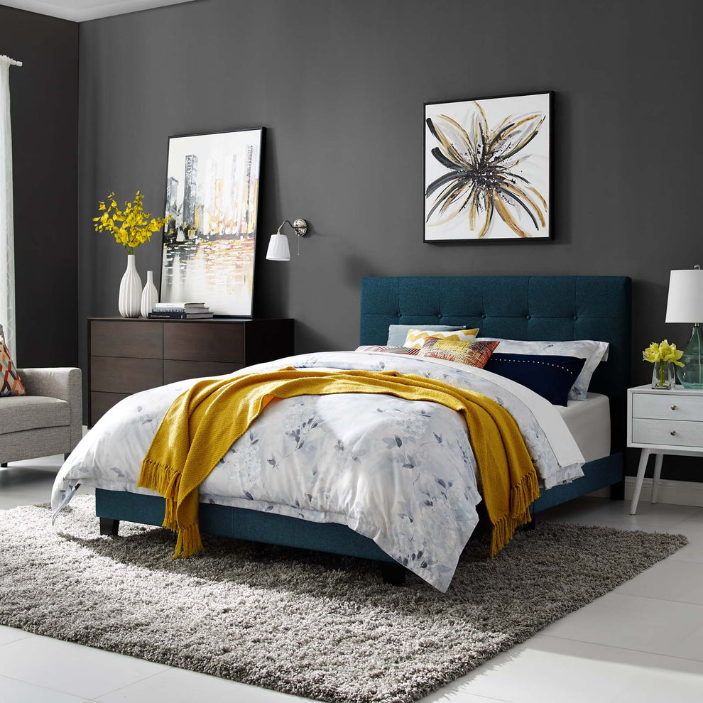 Modway Amira King Upholstered Fabric Bed - MOD-6002 | Beds | Modishstore - 1