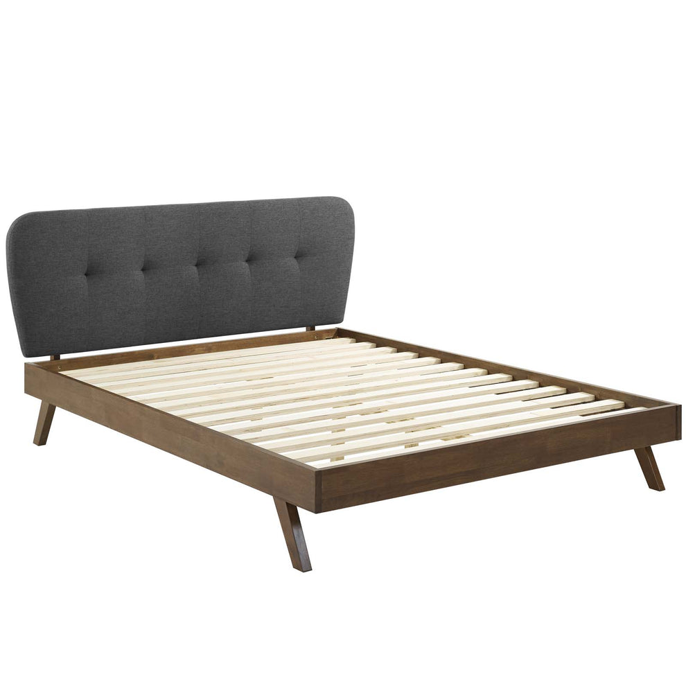 Gianna Queen Upholstered Polyester Fabric Platform Bed By Modway - MOD-6004 | Beds | Modishstore - 3