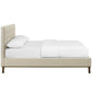 McKenzie Queen Biscuit Tufted Upholstered Fabric Platform Bed By Modway - MOD-6005 | Beds | Modishstore - 4