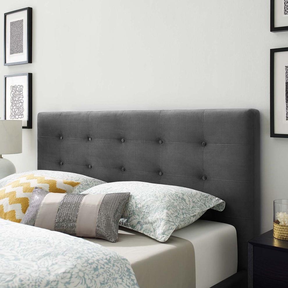 Modway McKenzie Queen Biscuit Tufted Performance Velvet Platform Bed - MOD-6006 | Beds | Modishstore - 2