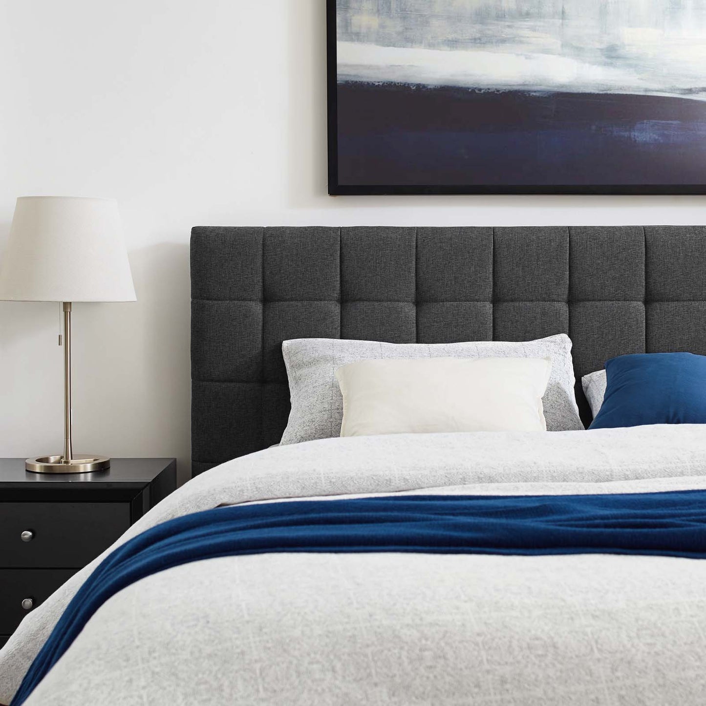 Modway Julia Queen Biscuit Tufted Upholstered Fabric Platform Bed - MOD-6007 | Beds | Modishstore - 12