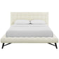 Modway Julia Queen Biscuit Tufted Upholstered Fabric Platform Bed - MOD-6007 | Beds | Modishstore - 24