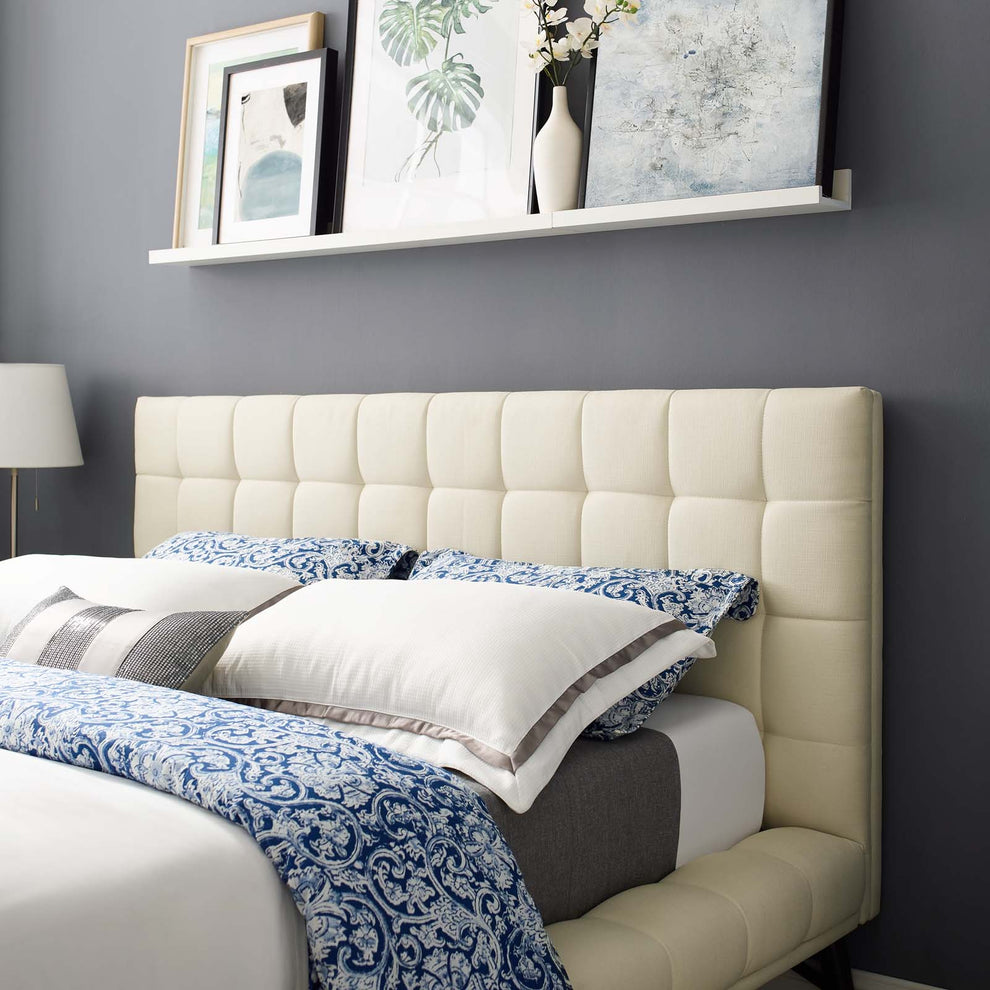 Modway Julia Queen Biscuit Tufted Upholstered Fabric Platform Bed - MOD-6007 | Beds | Modishstore - 20