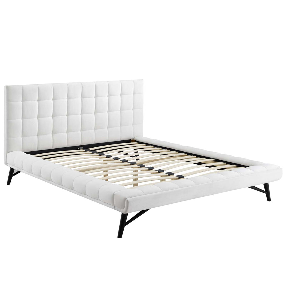 Modway Julia Queen Biscuit Tufted Performance Velvet Platform Bed - MOD-6008 | Beds | Modishstore - 22
