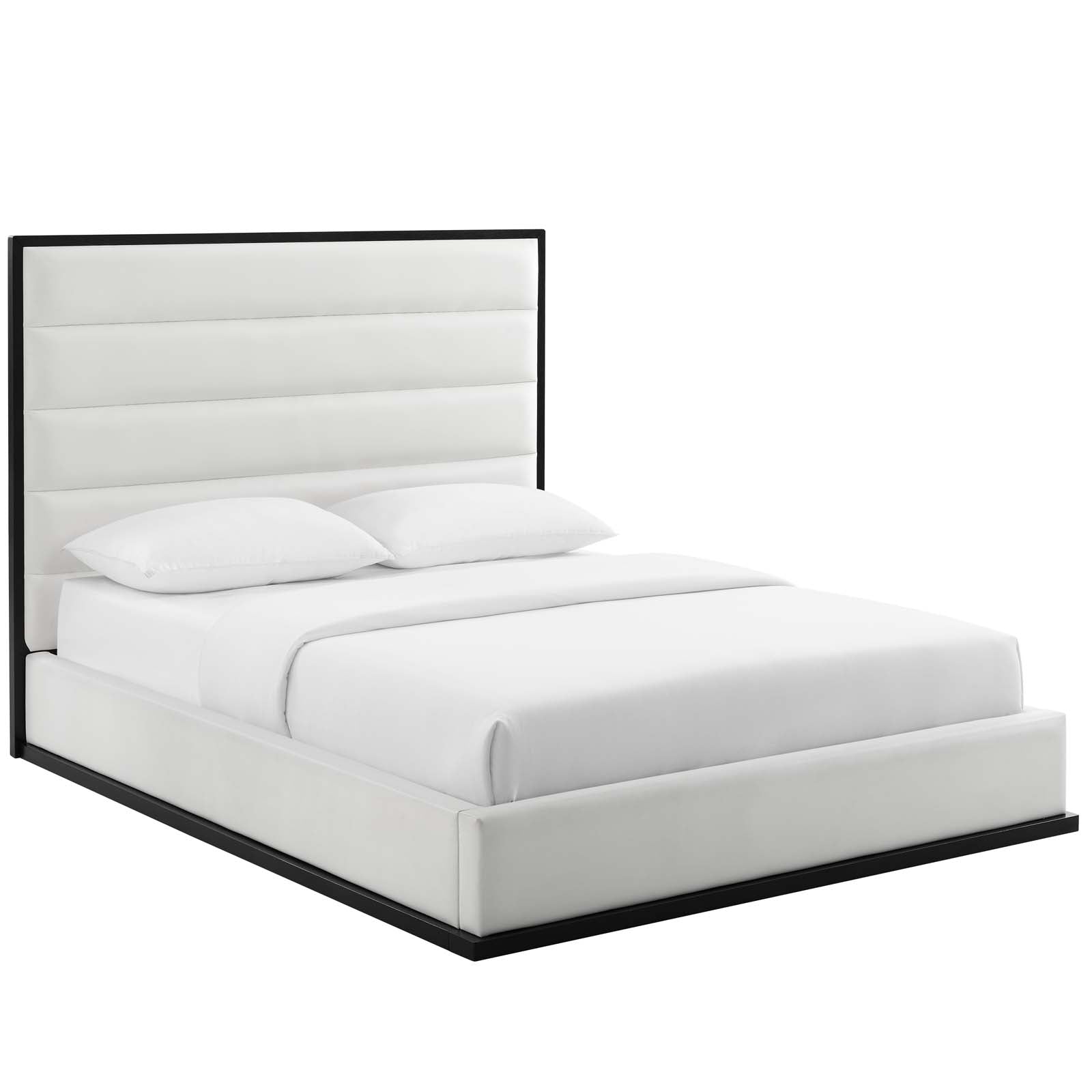 Ashland Queen Faux Leather Platform Bed By Modway - MOD-6045 | Beds | Modishstore - 2