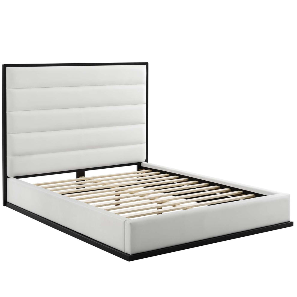 Ashland Queen Faux Leather Platform Bed By Modway - MOD-6045 | Beds | Modishstore - 3