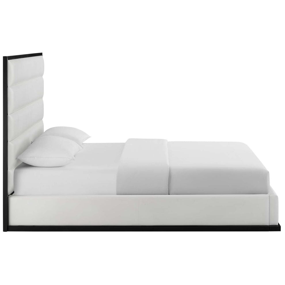 Ashland Queen Faux Leather Platform Bed By Modway - MOD-6045 | Beds | Modishstore - 4