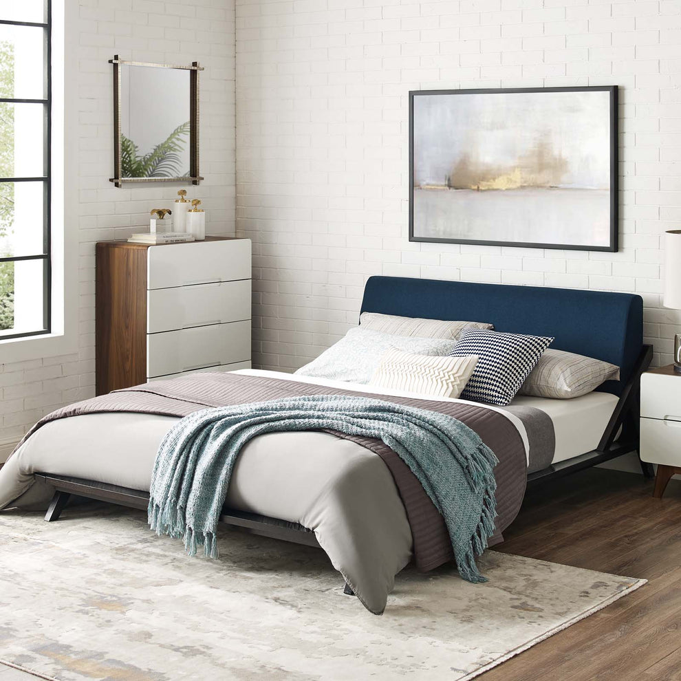 Modway Luella Queen Upholstered Fabric Platform Bed - MOD-6047 | Beds | Modishstore - 43