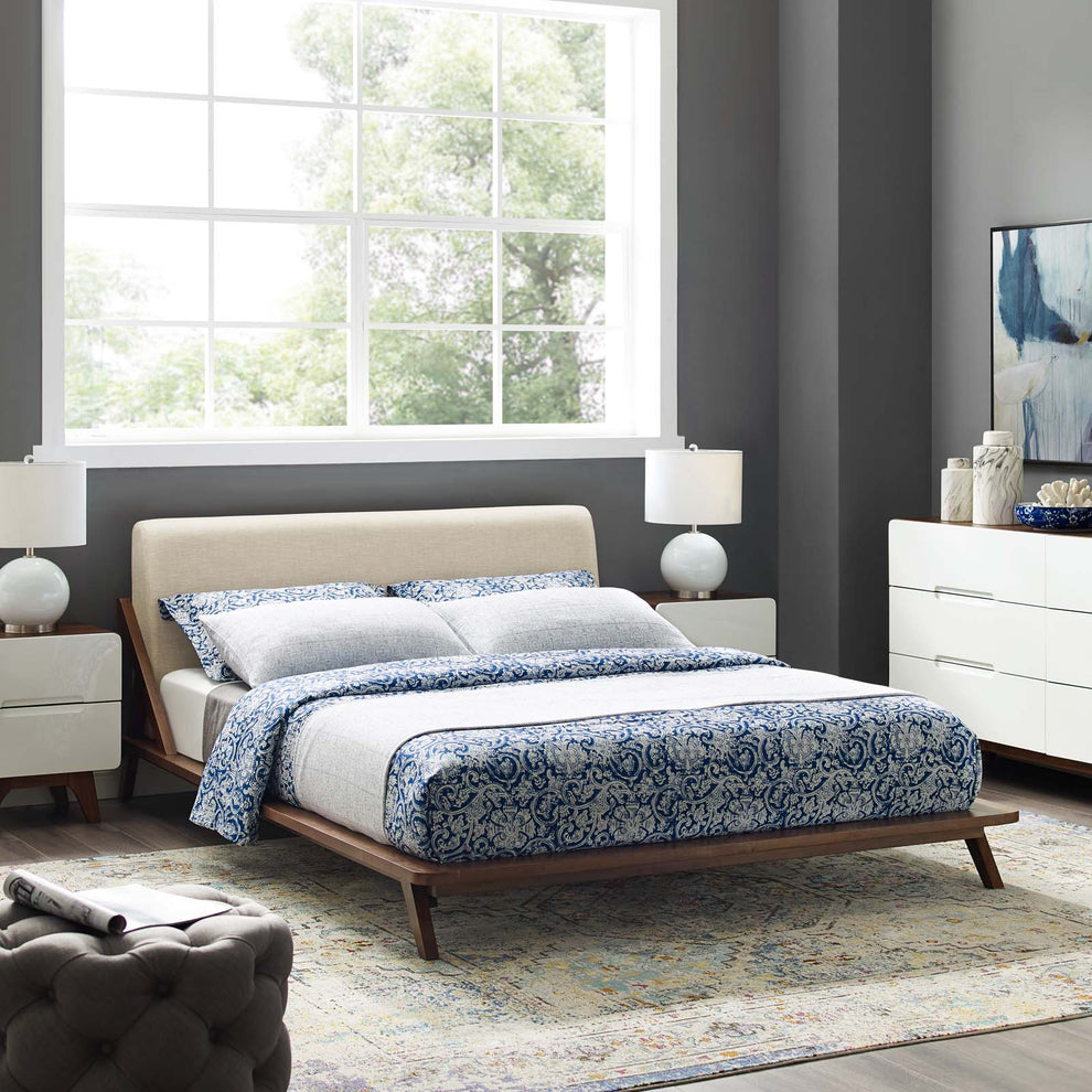 Modway Luella Queen Upholstered Fabric Platform Bed - MOD-6047 | Beds | Modishstore - 51