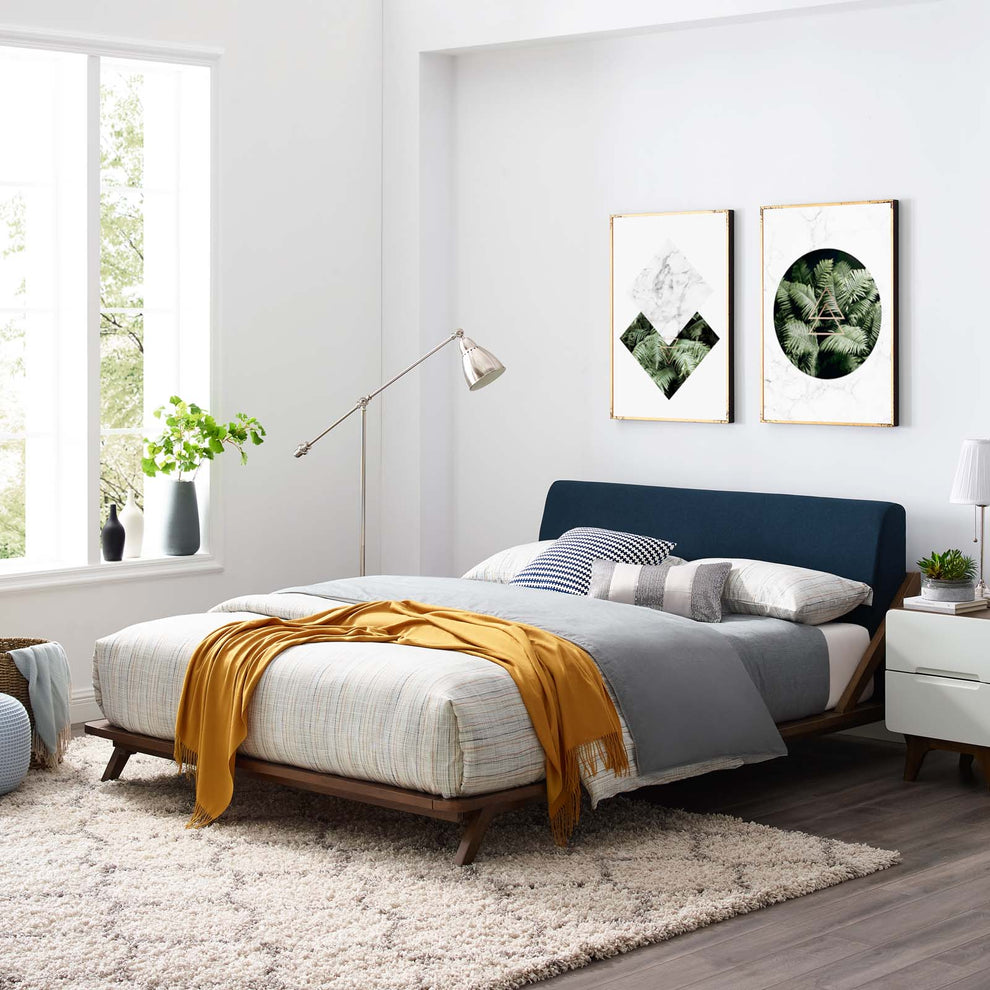 Modway Luella Queen Upholstered Fabric Platform Bed - MOD-6047 | Beds | Modishstore - 48