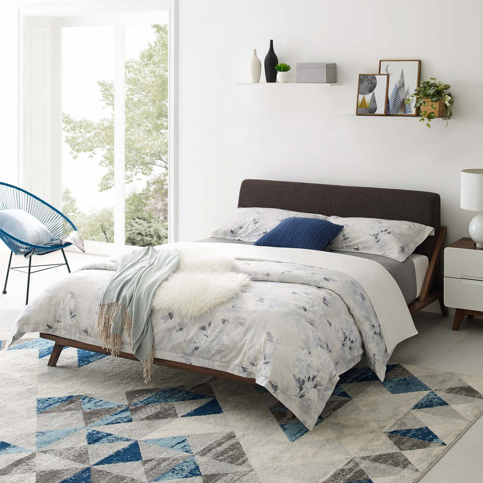 Modway Luella Queen Upholstered Fabric Platform Bed - MOD-6047 | Beds | Modishstore - 38
