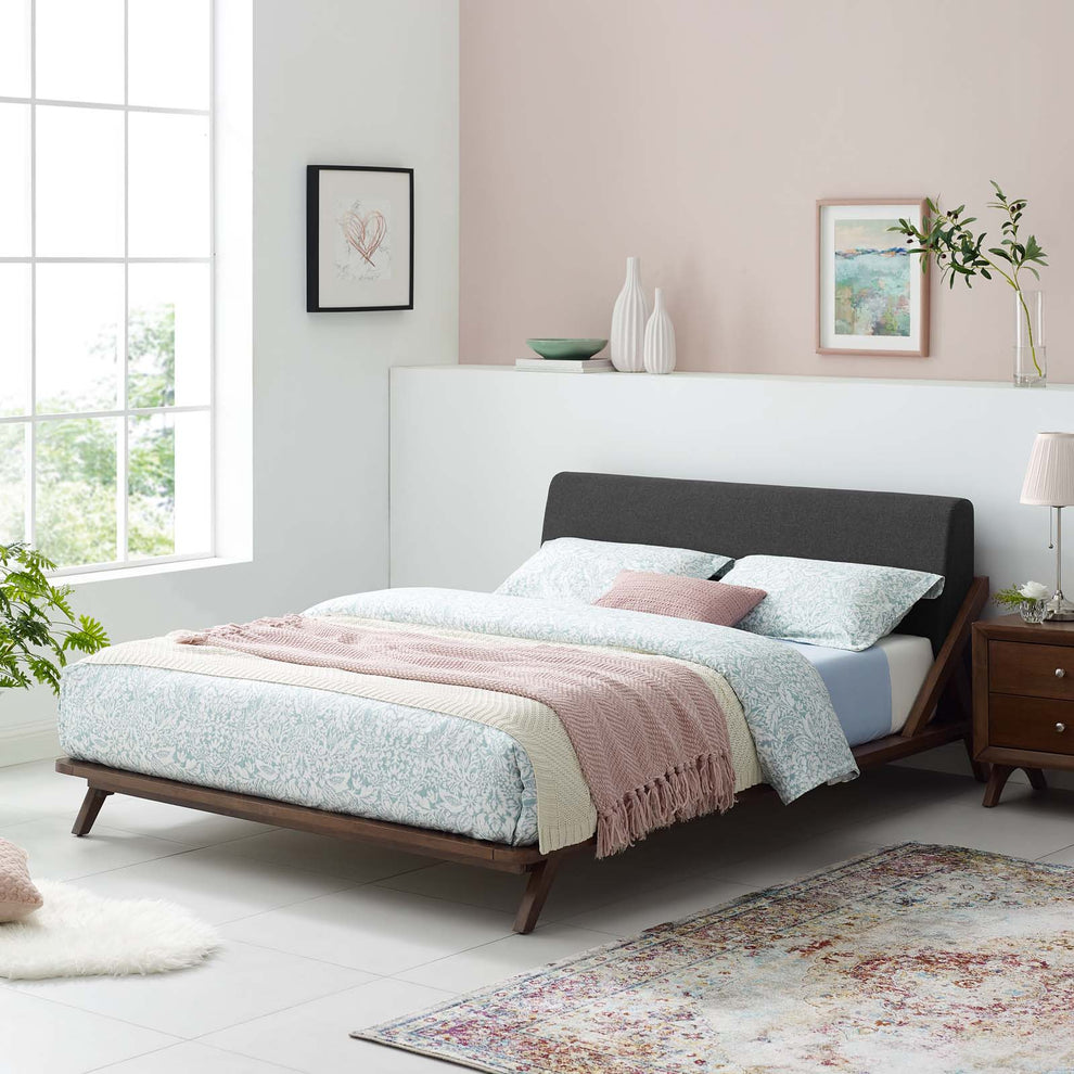 Modway Luella Queen Upholstered Fabric Platform Bed - MOD-6047 | Beds | Modishstore - 45