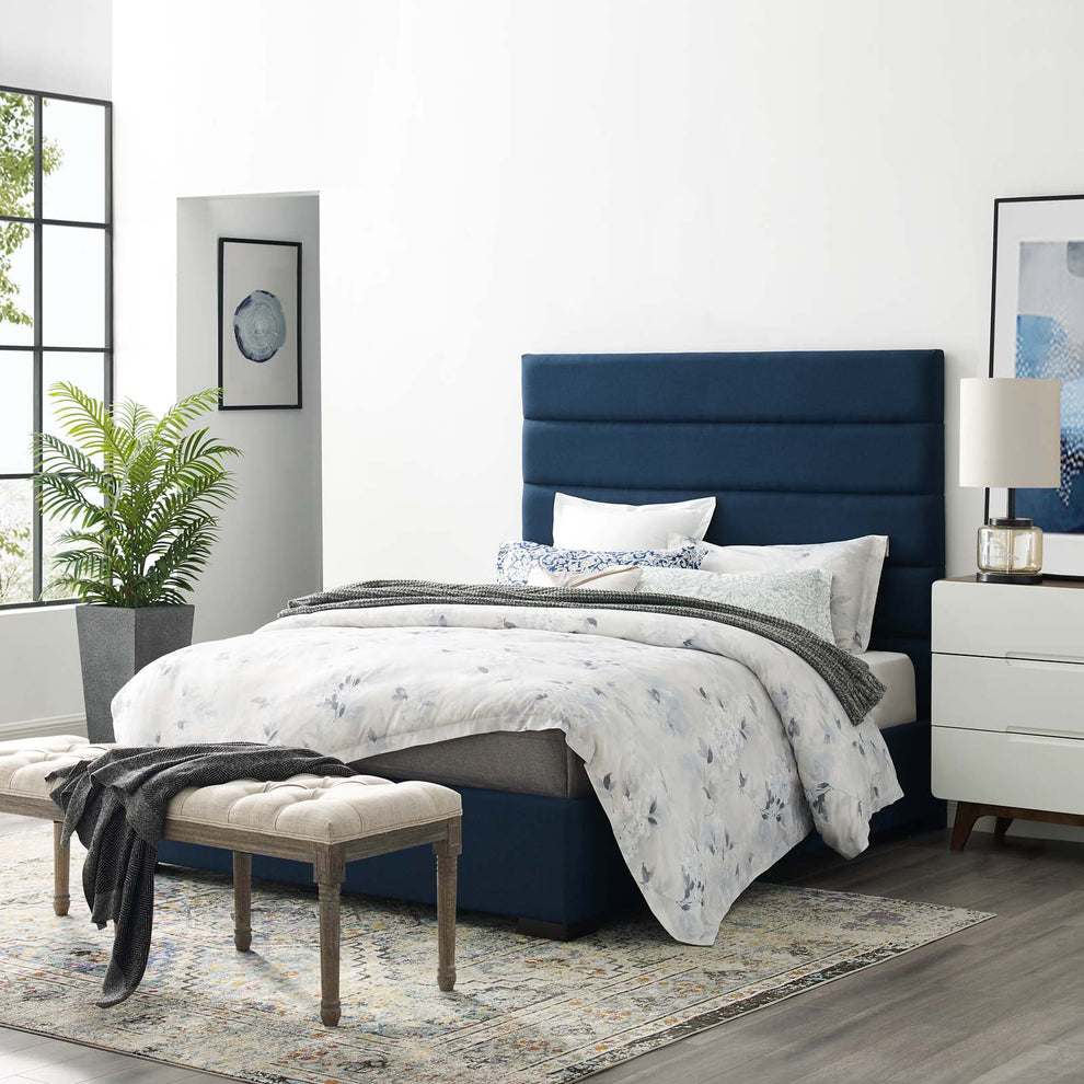 Modway Genevieve Queen Upholstered Fabric Platform Bed - MOD-6049 | Beds | Modishstore - 5