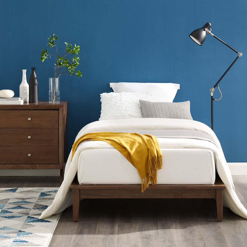 Modway Lodge Twin Wood Platform Bed Frame - MOD-6053 | Beds | Modishstore - 1