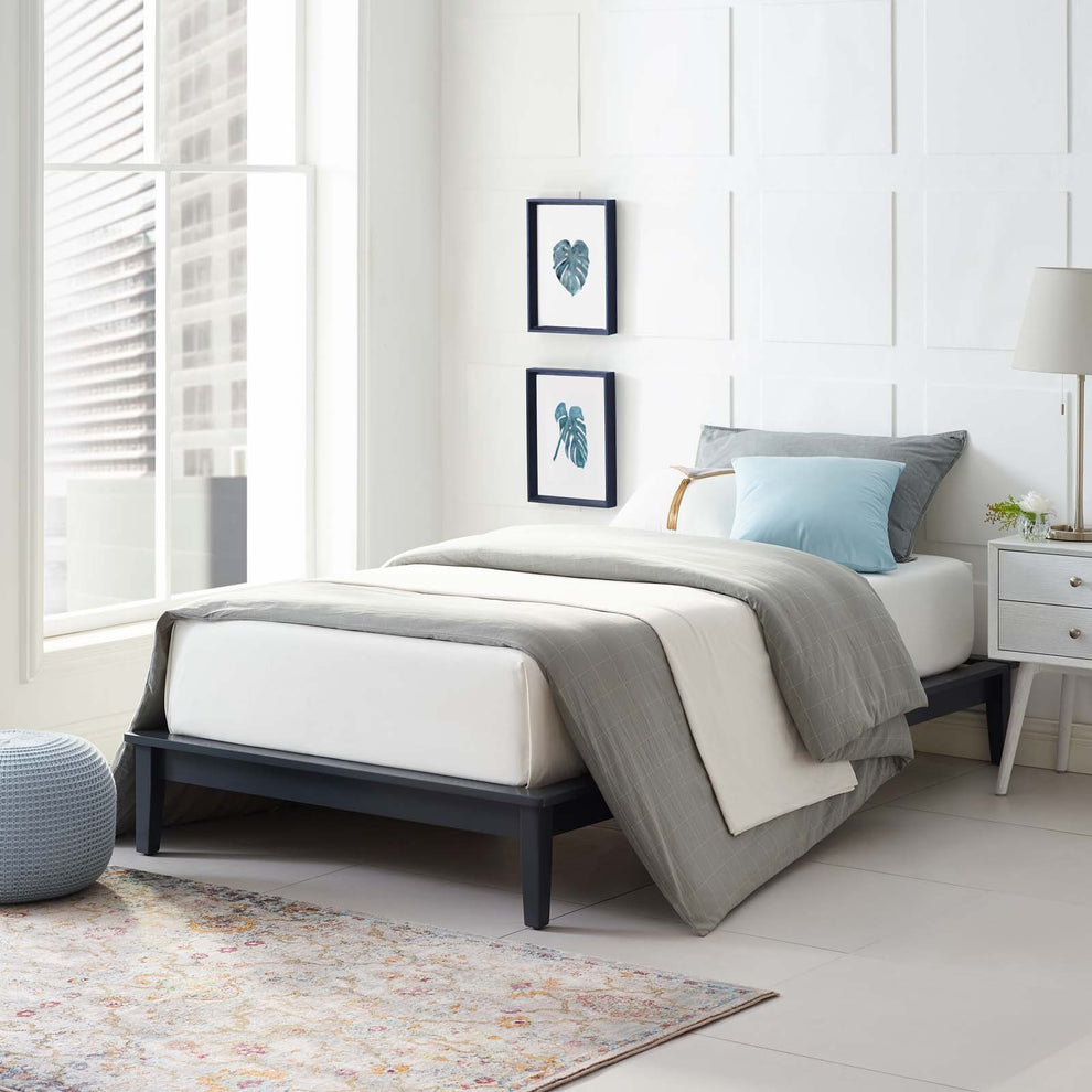 Modway Lodge Twin Wood Platform Bed Frame - MOD-6053 | Beds | Modishstore - 6