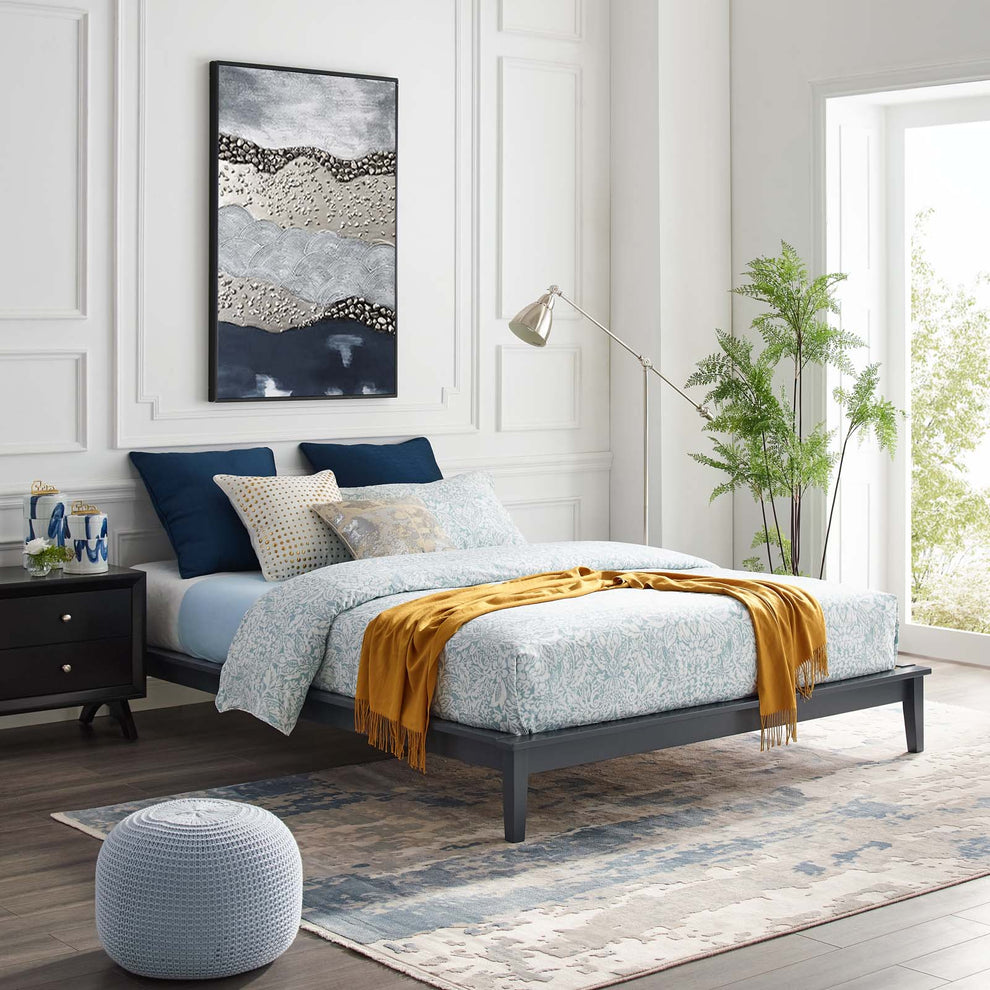 Modway Lodge Queen Wood Platform Bed Frame - MOD-6055 | Beds | Modishstore - 6