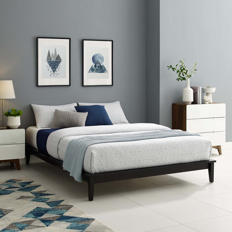 Lodge King Wood Platform Bed Frame By Modway - MOD-6056 | Beds | Modishstore - 6