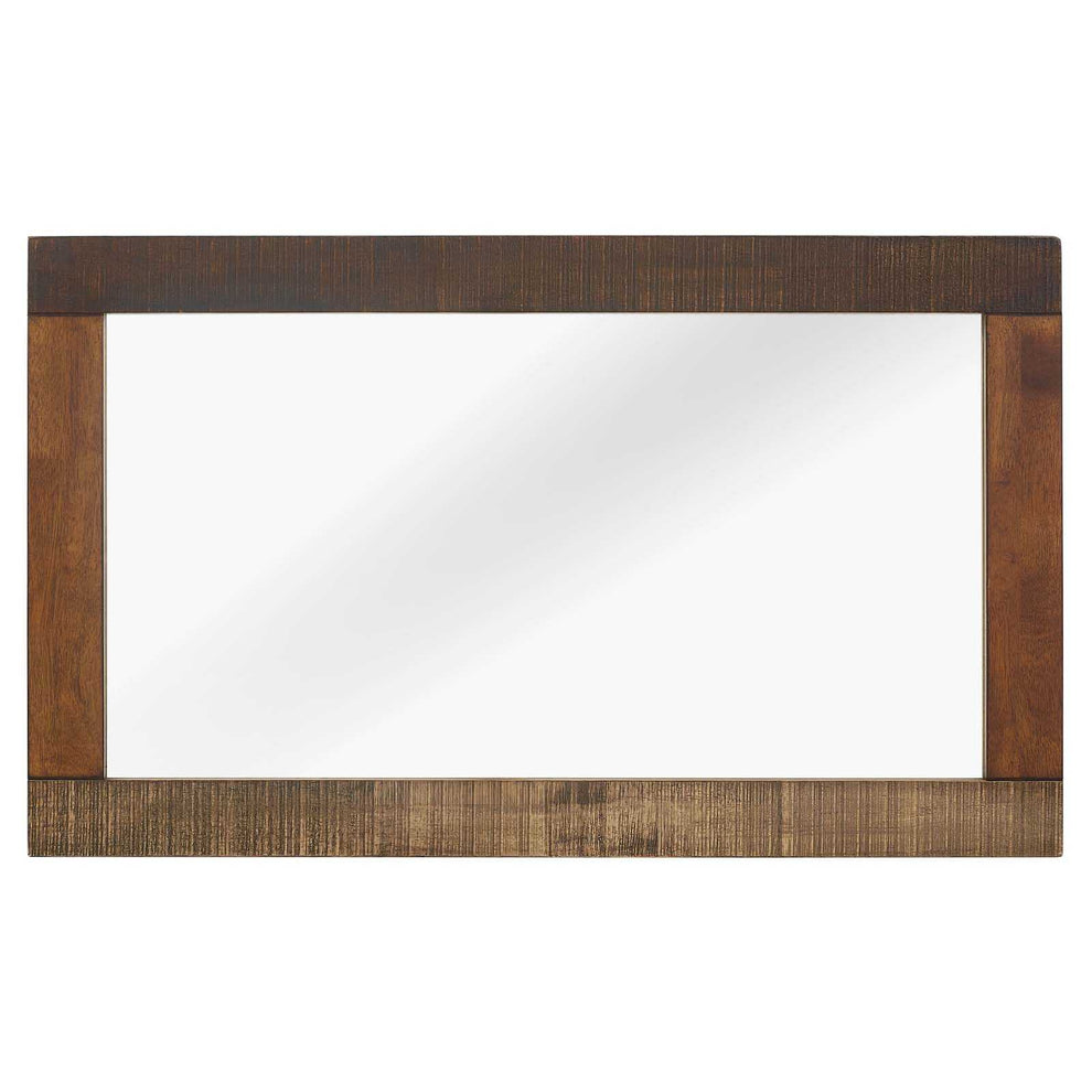 Modway Arwen Rustic Wood Frame Mirror Walnut - MOD-6063 | Mirrors | Modishstore - 3