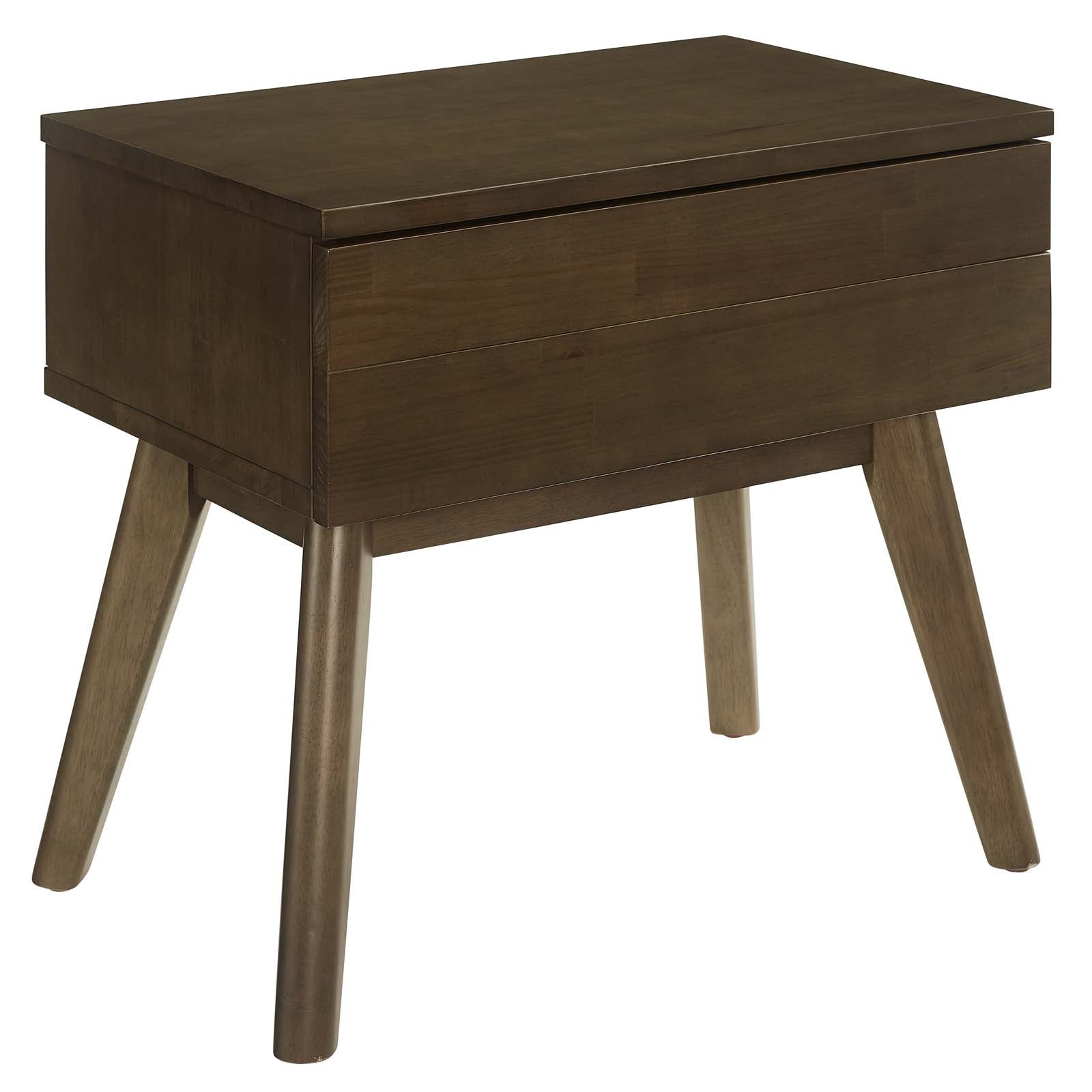 Modway Everly Wood Nightstand Walnut - MOD-6069 | Nightstands | Modishstore - 2