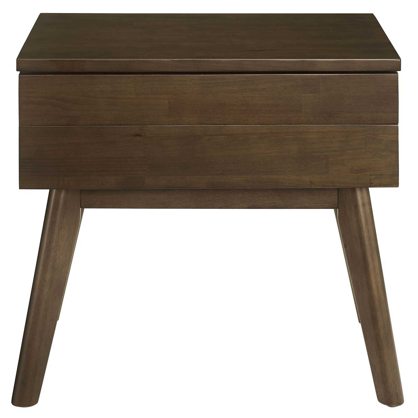 Modway Everly Wood Nightstand Walnut - MOD-6069 | Nightstands | Modishstore - 4