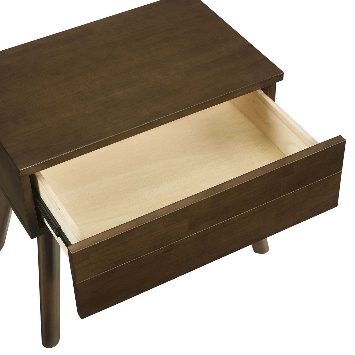 Modway Everly Wood Nightstand Walnut - MOD-6069 | Nightstands | Modishstore - 5