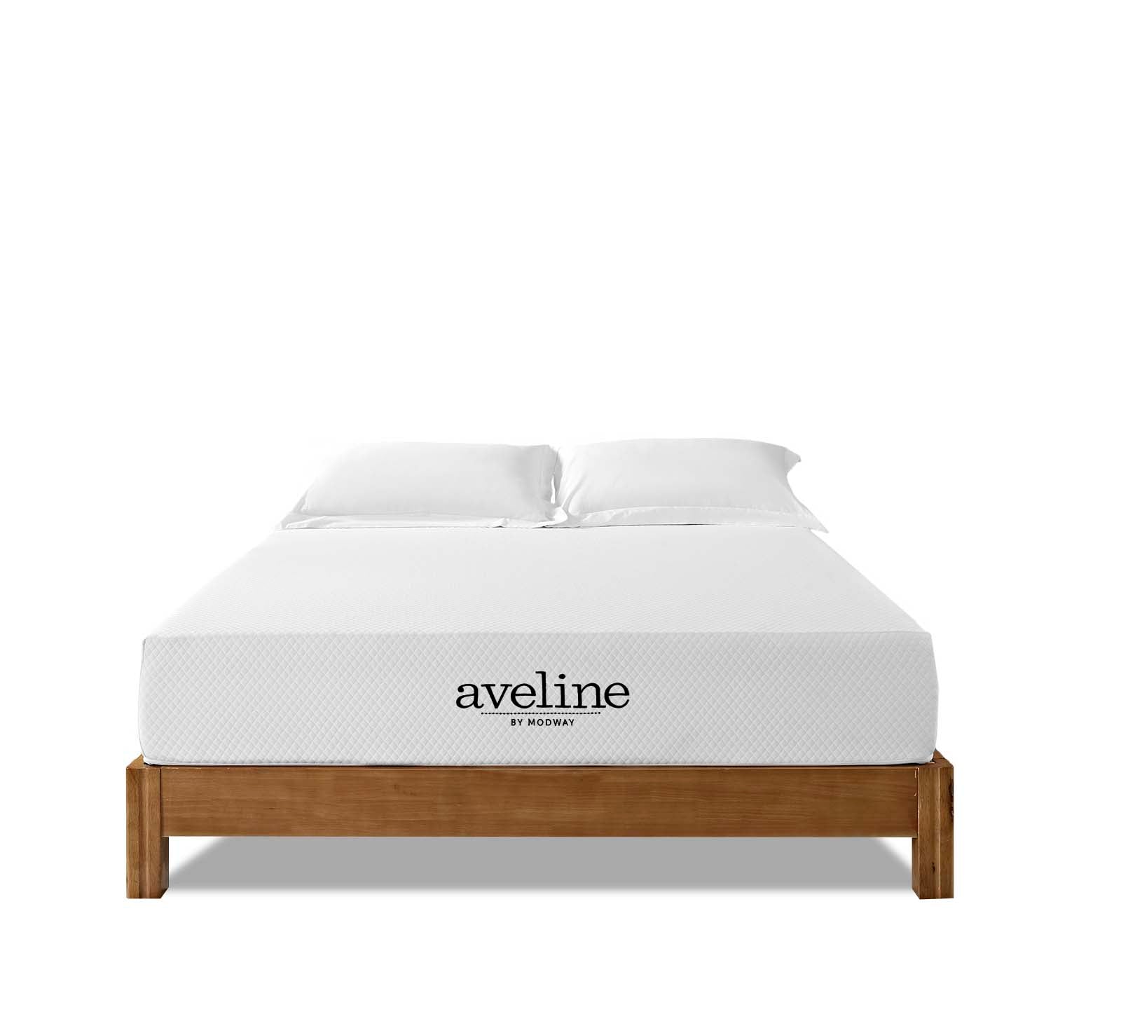 Modway Aveline 10" California King Gel Memory Foam Mattress White - MOD-6079 | Mattresses | Modishstore - 2