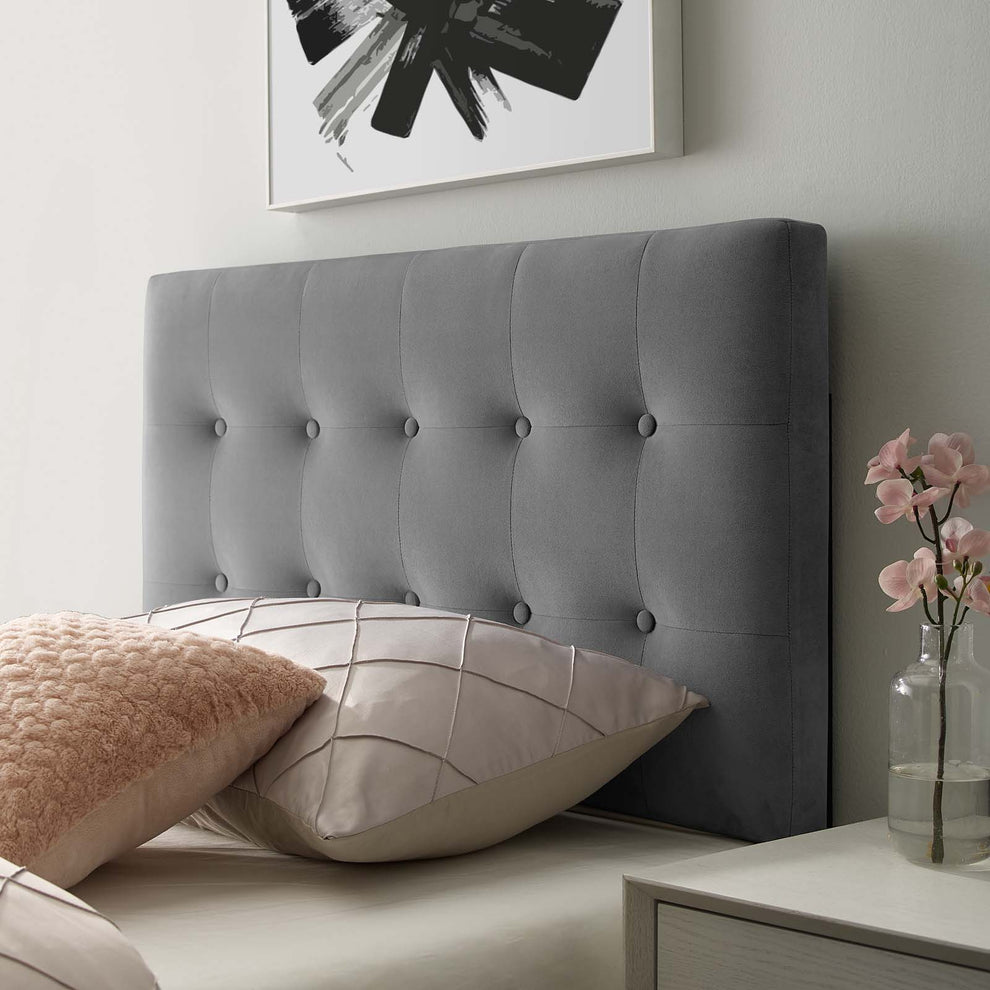 Modway Emily Twin Biscuit Tufted Performance Velvet Headboard - MOD-6114 | Headboards | Modishstore - 1