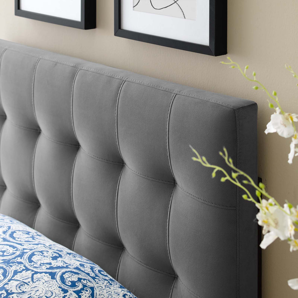 Modway Lily Biscuit Tufted Twin Performance Velvet Headboard - MOD-6118 | Headboards | Modishstore - 6