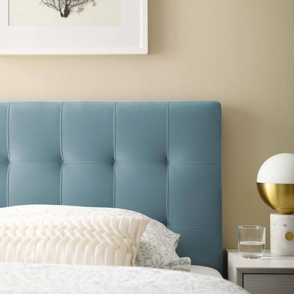 Modway Lily Biscuit Tufted Twin Performance Velvet Headboard - MOD-6118 | Headboards | Modishstore - 12