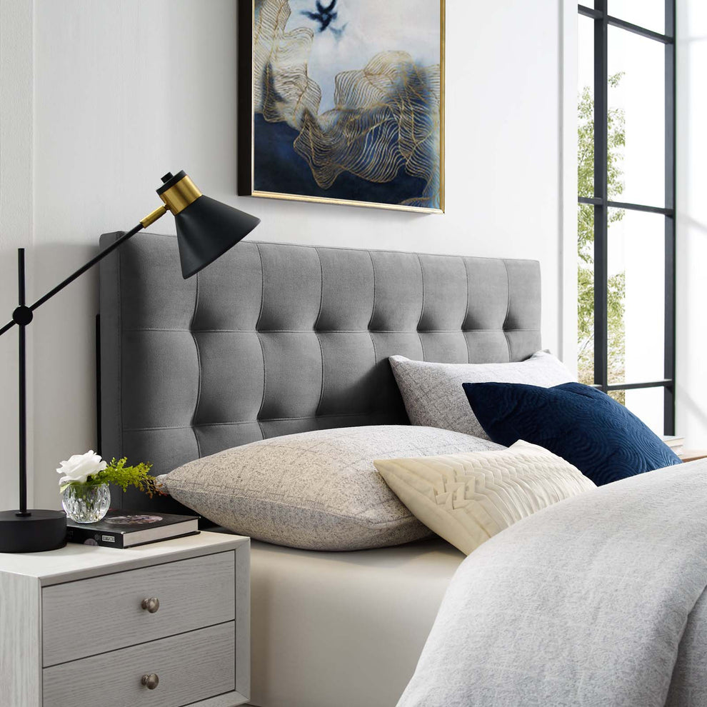 Modway Lily Queen Biscuit Tufted Performance Velvet Headboard - MOD-6120 | Headboards | Modishstore - 1