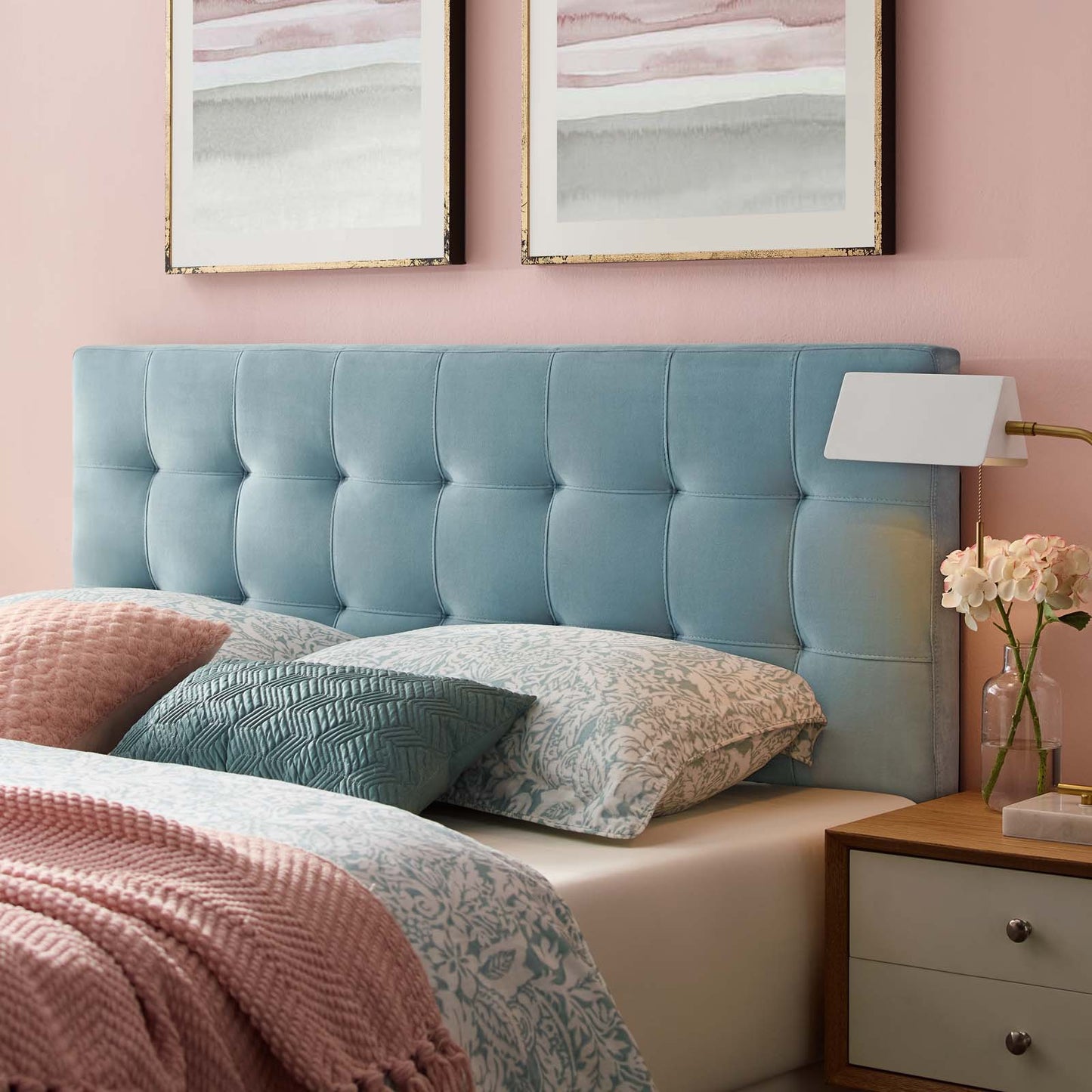 Modway Lily King Biscuit Tufted Performance Velvet Headboard | Headboards | Modishstore-6