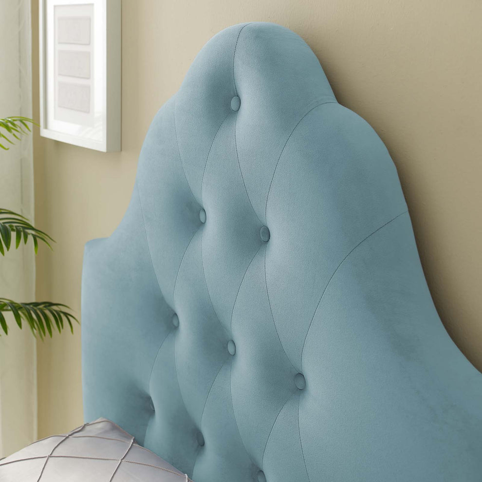 Modway Sovereign Twin Diamond Tufted Performance Velvet Headboard - MOD-6122 | Headboards | Modishstore - 7