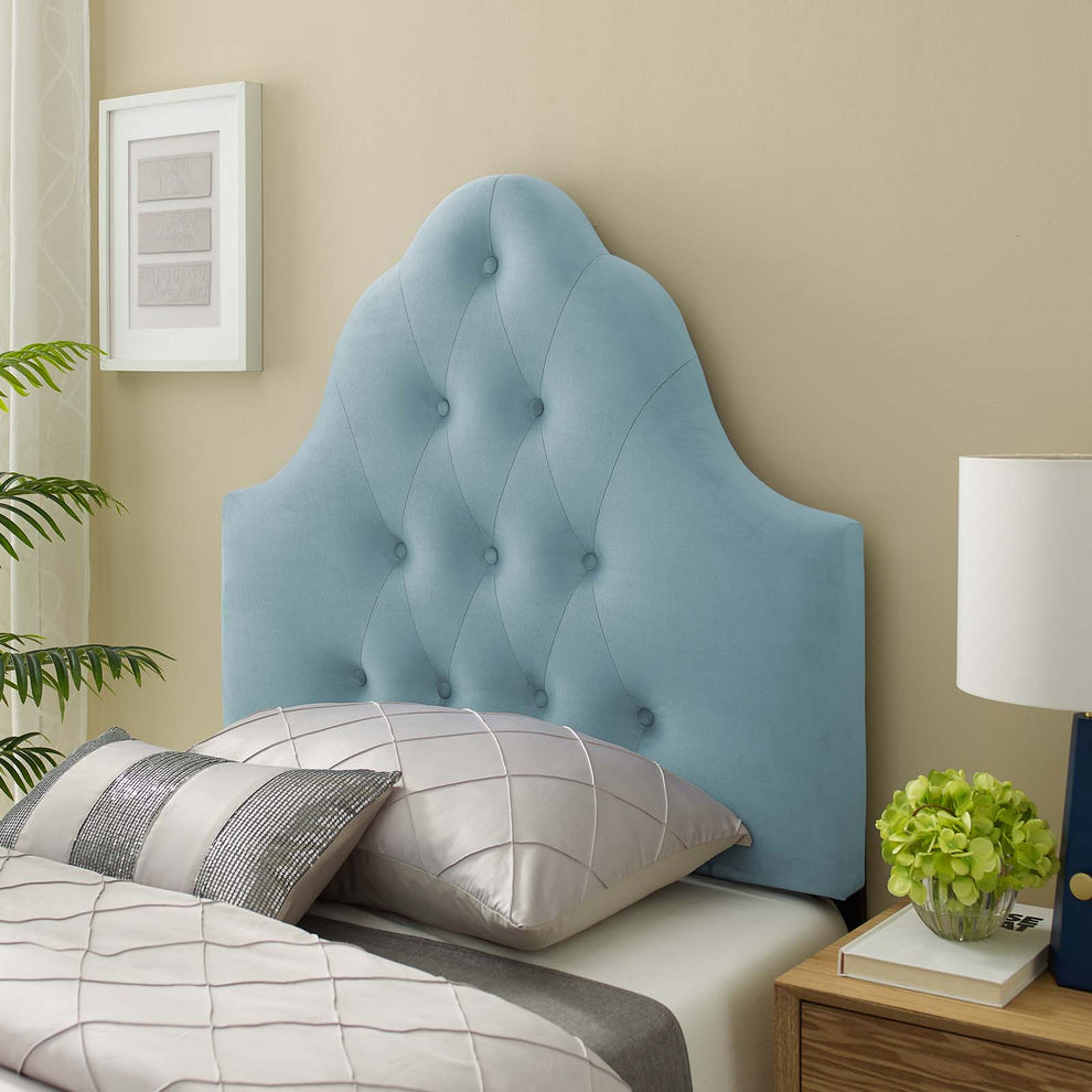 Modway Sovereign Twin Diamond Tufted Performance Velvet Headboard - MOD-6122 | Headboards | Modishstore - 6