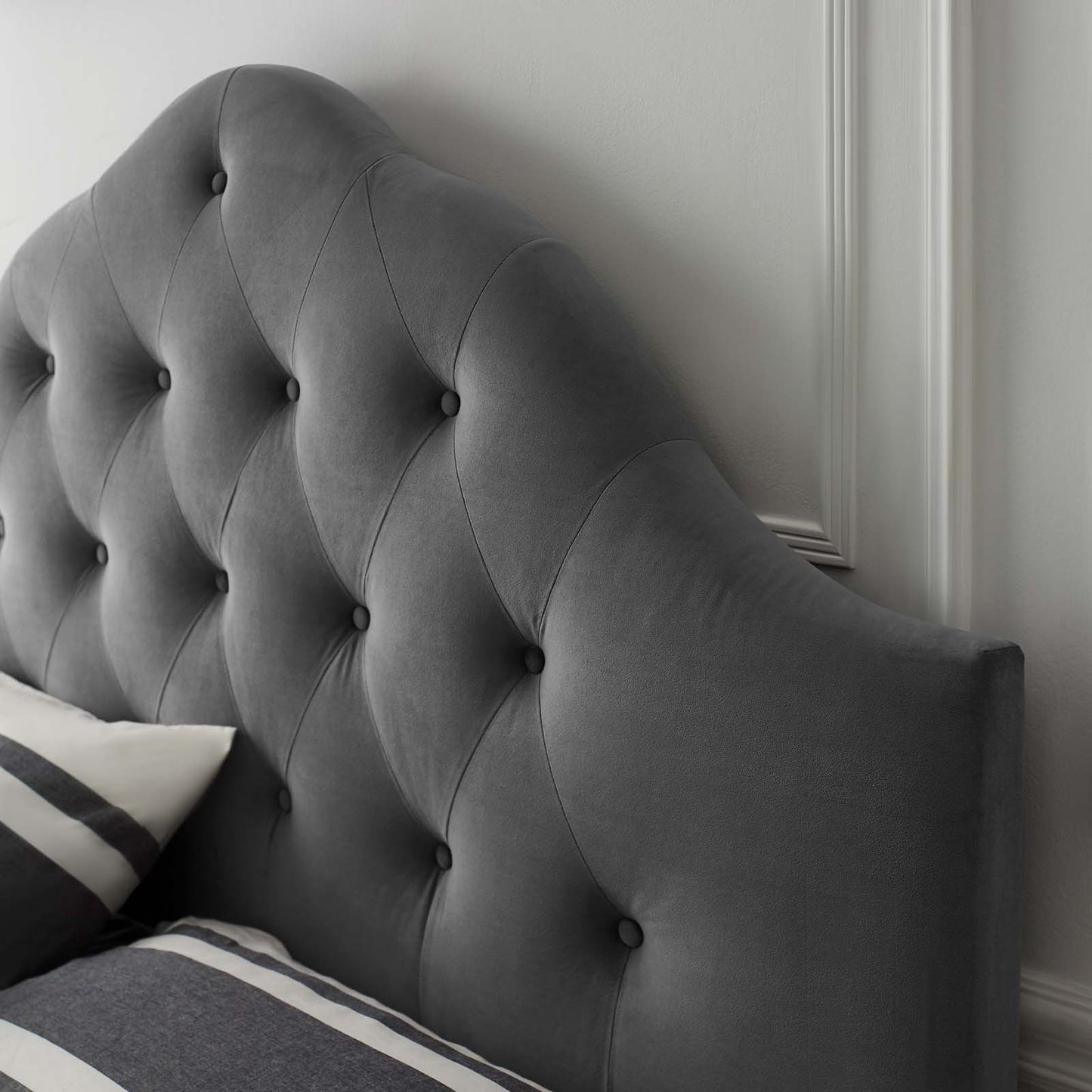 Modway Sovereign Queen Diamond Tufted Performance Velvet Headboard - MOD-6124 | Headboards | Modishstore - 5