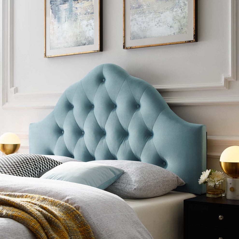 Modway Sovereign Queen Diamond Tufted Performance Velvet Headboard - MOD-6124 | Headboards | Modishstore - 6